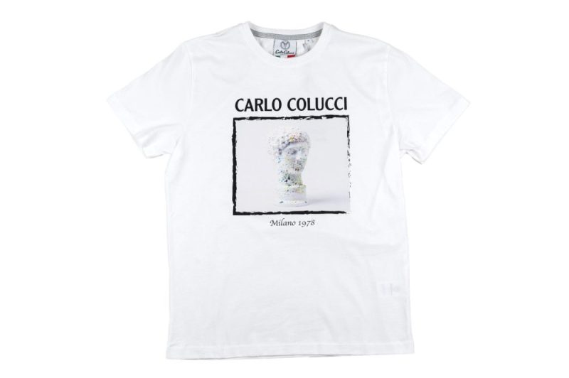 carlo colucci t shirt black white weiss c2779 29 01