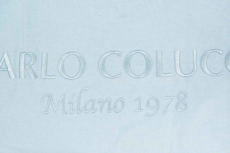 carlo colucci t shirt blau c3006 16 3