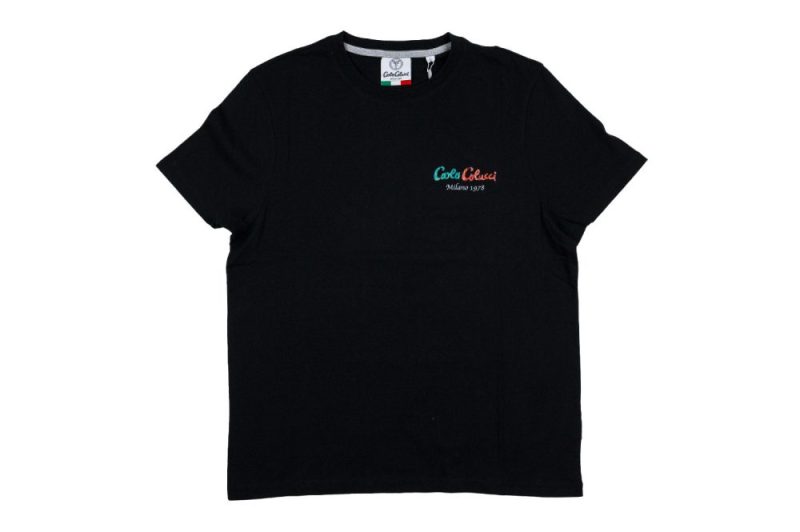 carlo colucci t shirt buon appetito schwarz c3071 20 1