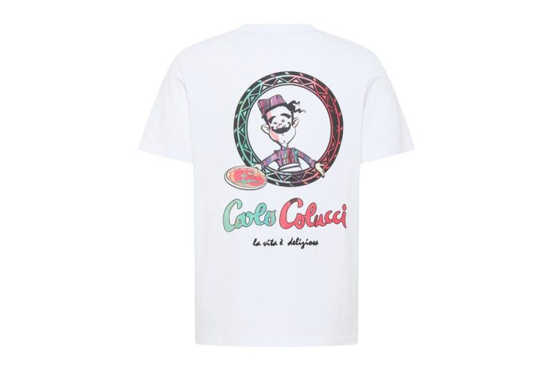 carlo colucci t shirt buon appetito weiss c3071 29 2