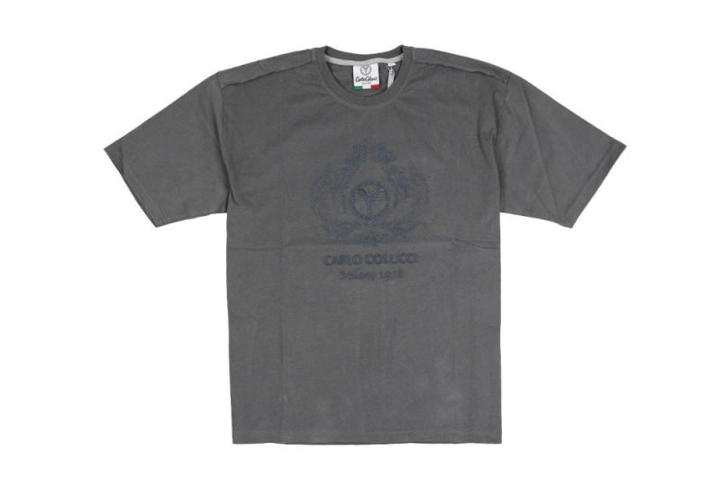 carlo colucci t shirt grau c3347 23 1