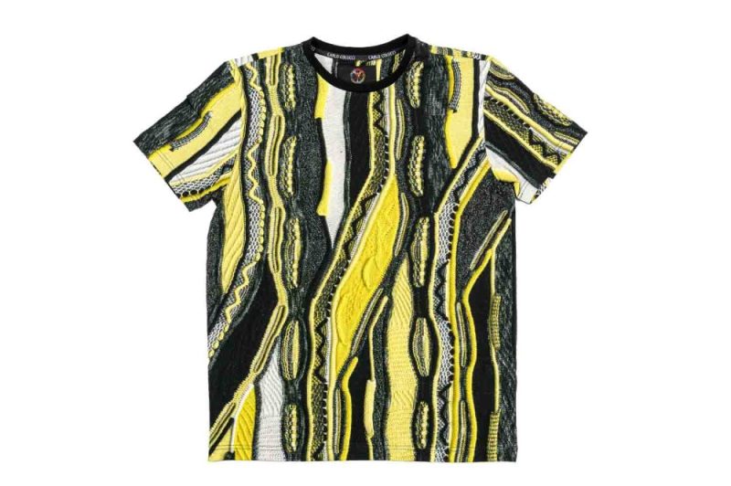 carlo colucci t shirt knit print mehrfarbig c3010 592 01