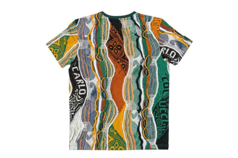 carlo colucci t shirt knit print mehrfarbig c3011 592 02