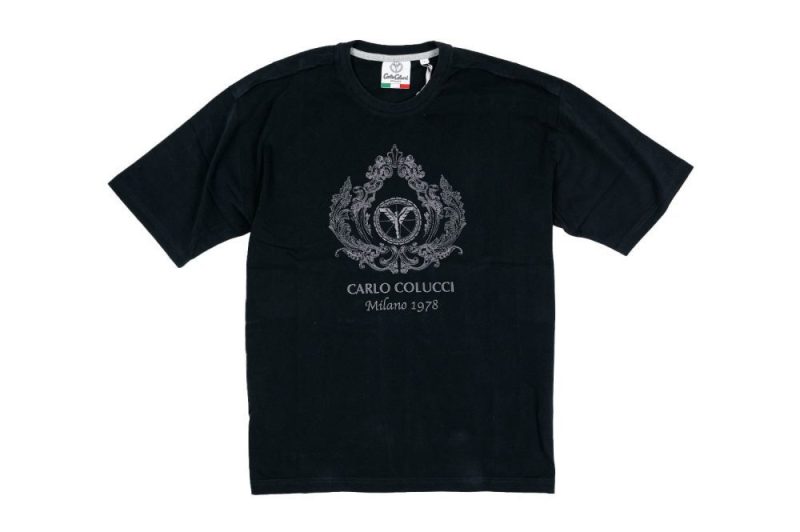 carlo colucci t shirt schwarz c3347 20 1