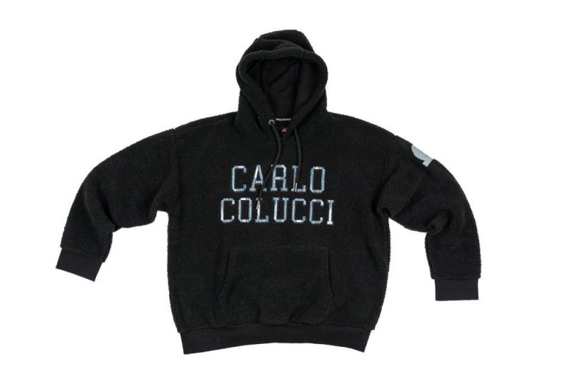 carlo colucci teddy hoodie schwarz c4709 20