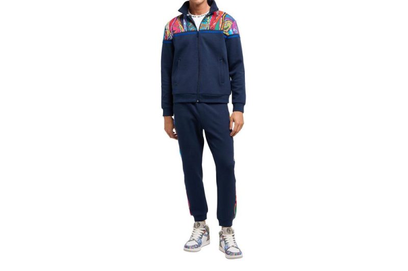 carlo colucci tracksuit jacke bunt c6730 101 6