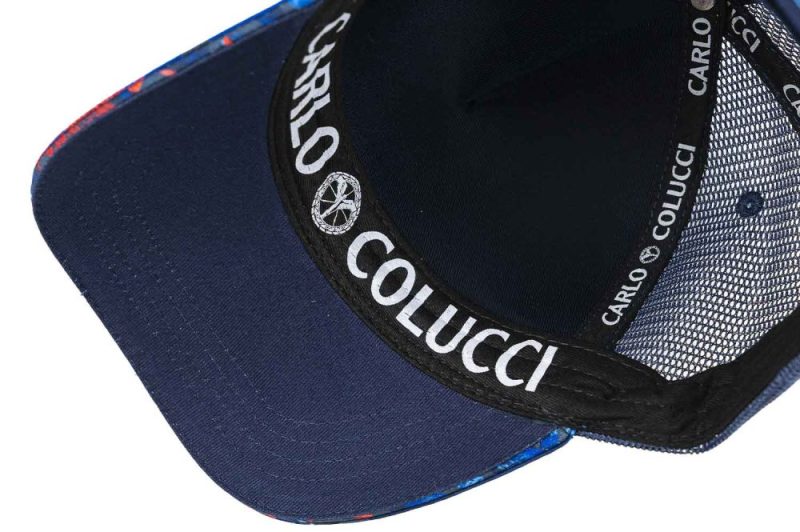 carlo colucci truckercap royalblau 201593 101 04