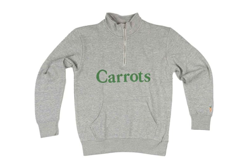 carrots woodmark half zip crew grau crtsfw 0013 0019