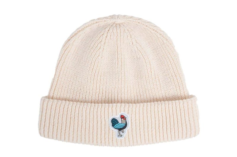 defier classic beanie beige df classic beanie butter cream 1