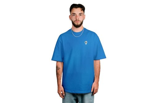 defier classic t shirt blau df classic shirt blue 03