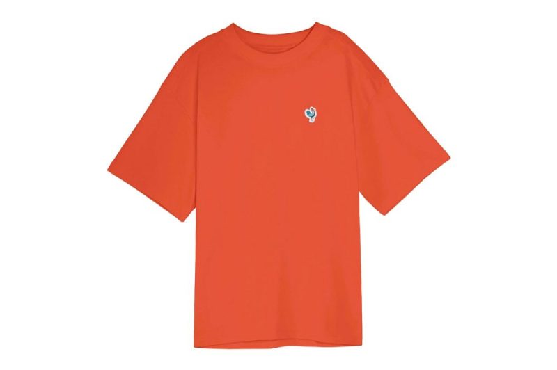 defier classic t shirt rot df classic shirt redorange 01