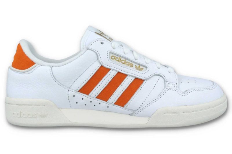 didas continental 80 stripes weiss orange gz6267 01