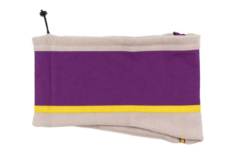 fleece neckwarmer em700 beige lila em700 1355 beige purple 2