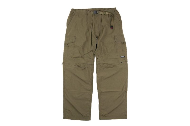 gramicci convertible micro ripstop pant gruen g3sm p071 army green 1