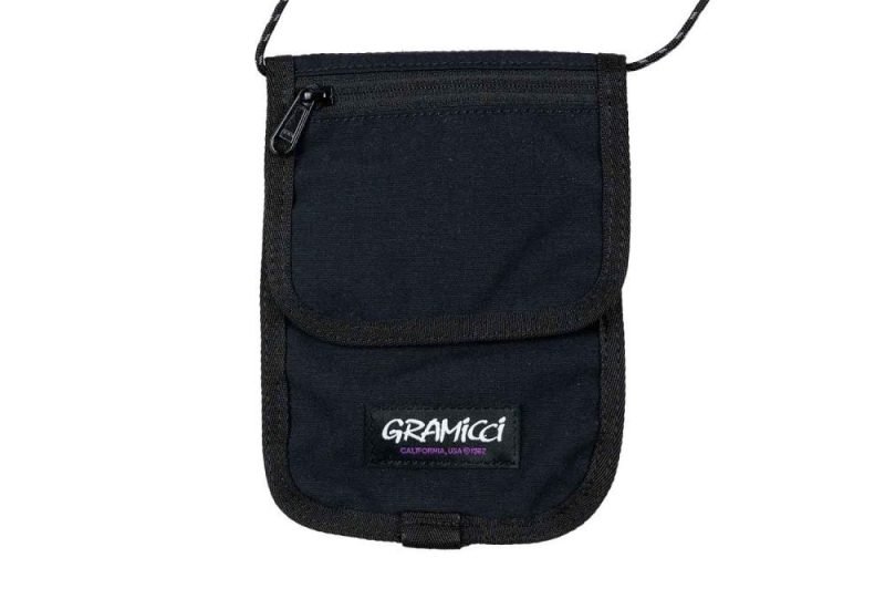 gramicci cordura neck pouch schwarz g4sb 107 black 1