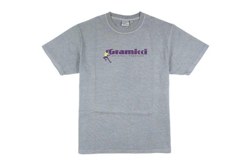 gramicci dancing man tee grau g3su t045 smoky slate 1