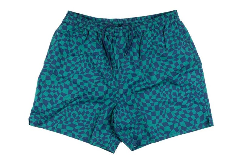 gramicci drift swim short gruen g3su p038 check 1