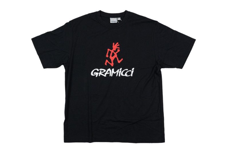 gramicci logo tee schwarz g4su t097 black 1