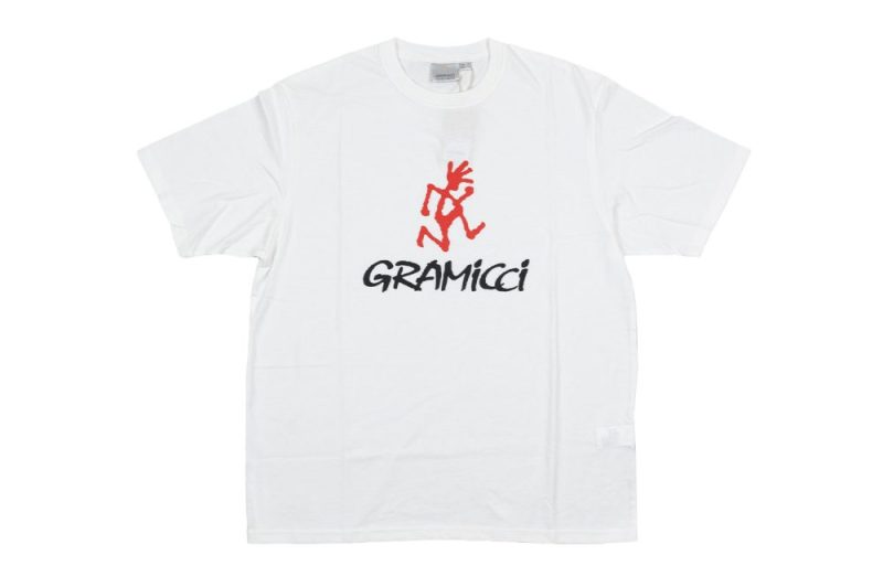 gramicci logo tee weiss g4su t097 white 1