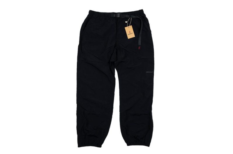 gramicci nylon packable track pant black g2sm p032 black 1