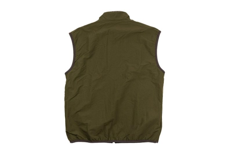 gramicci reversible fleece vest leaf camo g3fu j030 leaf camo 4