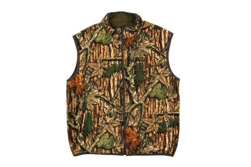 gramicci reversible fleece vest leaf camo g3fu j030 leaf camo 5