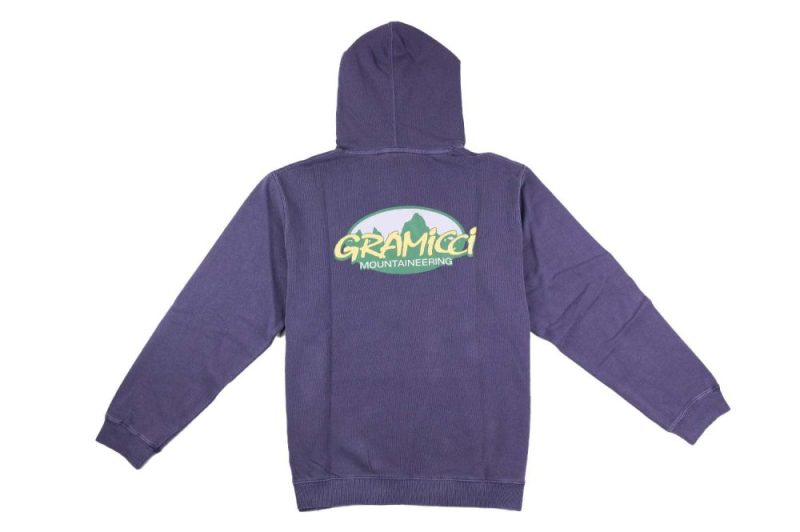 gramicci summit hooded sweatshirt lila g3su j062 purple pigment 2