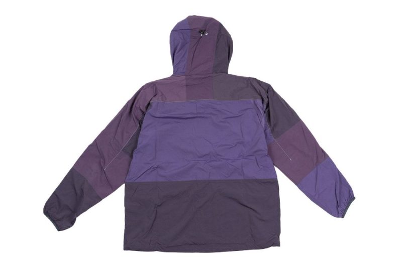 gramicci x van wander patchwork wind hoodie lila guj4 s30 multi purple 2