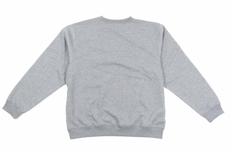 gramicci x van wander print sweatshirt grau guj4 s34 grey 2