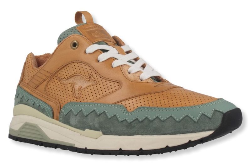 kangaroos x footshop ultimate flip hellbraun petrol 4703f 1004 01