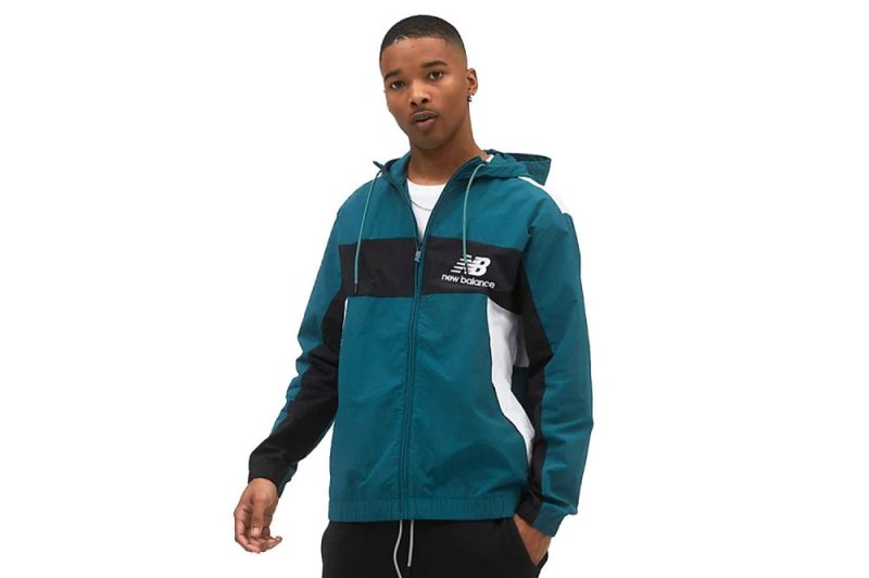 new balance athletics higher learning windbreaker tuerkis mj13500mtl