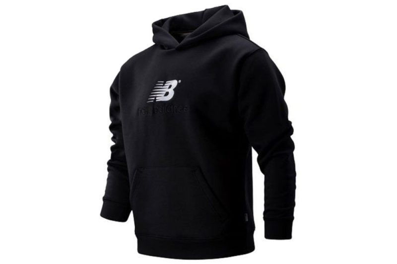 new balance athletics premium archive hoodie schwarz mt93519bk