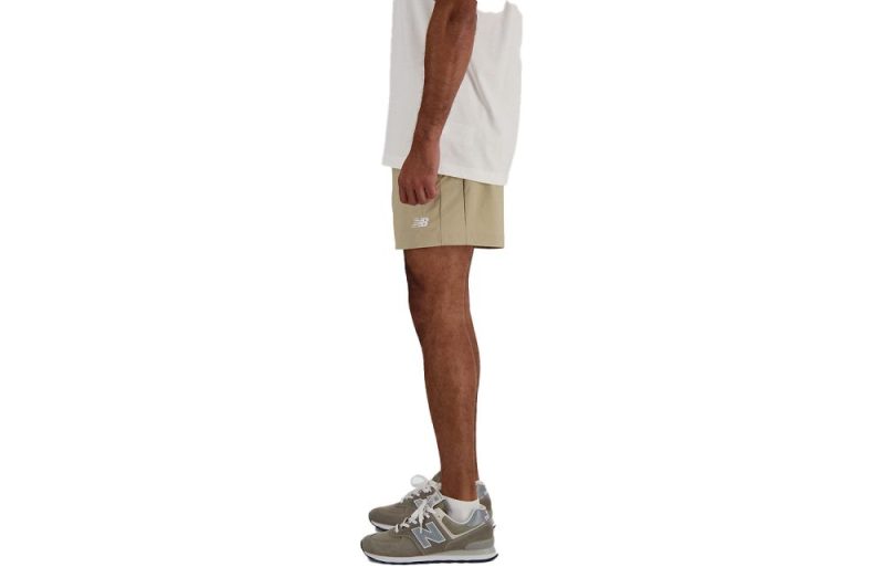 new balance athletics stretch woven short 5 beige ms41517sot 2