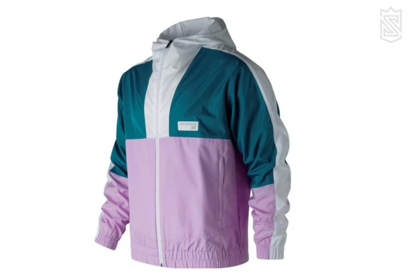 new balance athletics windbreaker flieder azur mj91506