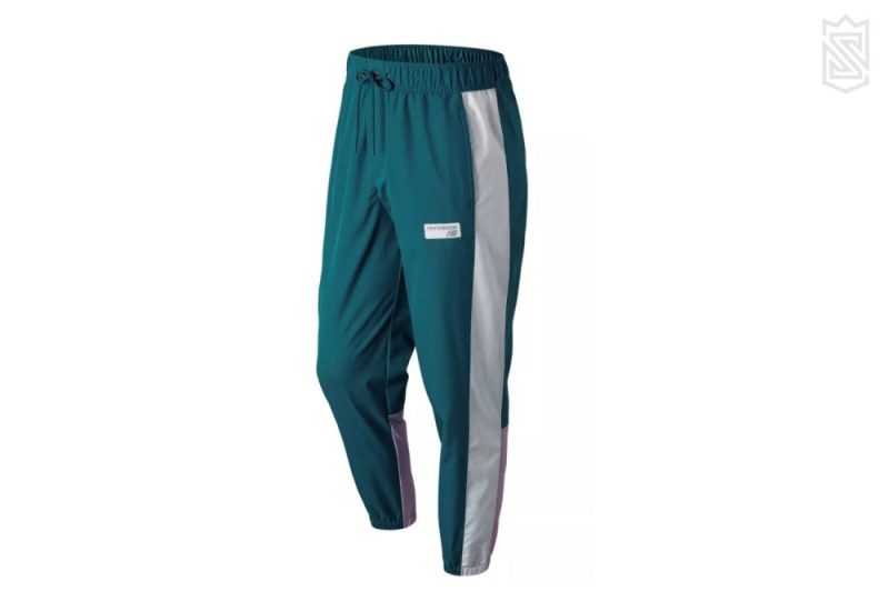 new balance athletics windbreaker pant flieder azur mp91507