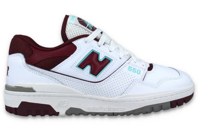 new balance bb 550 wbgweiss weinrot bb550wbg 1