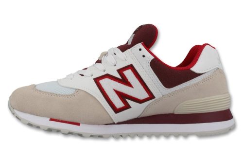 new balance ml 574 nla weiss beige rot 819421 60 11 2