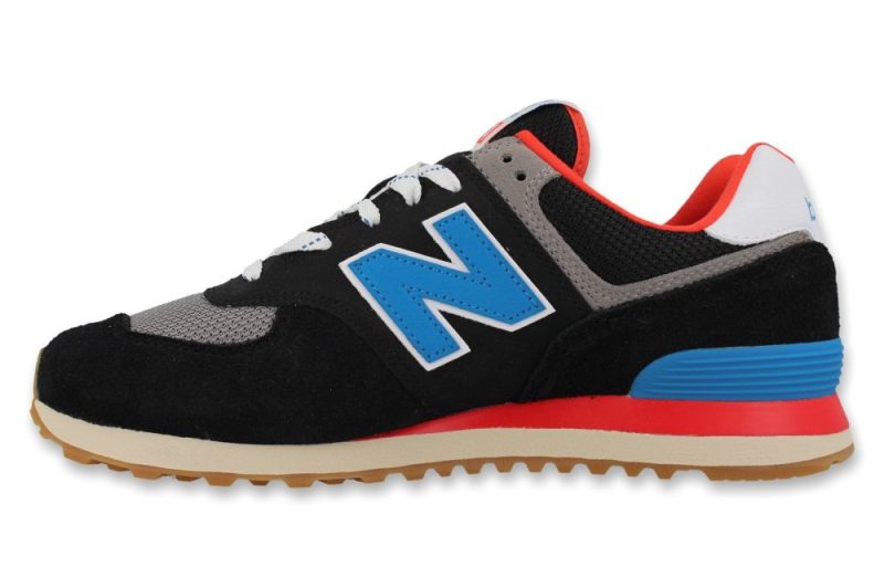 new balance ml 574 sov schwarz blau rot 774941 60 8 02