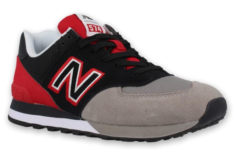 new balance ml 574 upx schwarz rot grau 774811 60 122 1