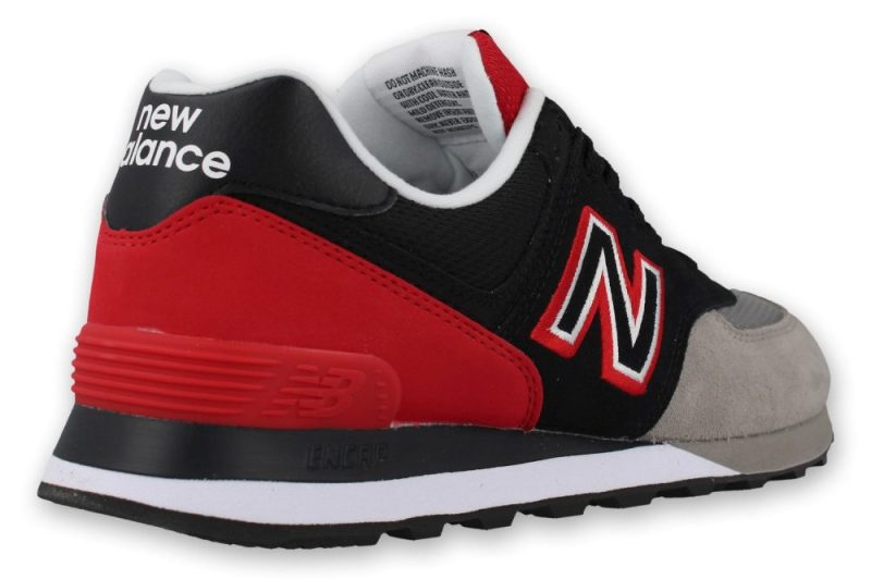 new balance ml 574 upx schwarz rot grau 774811 60 122 3