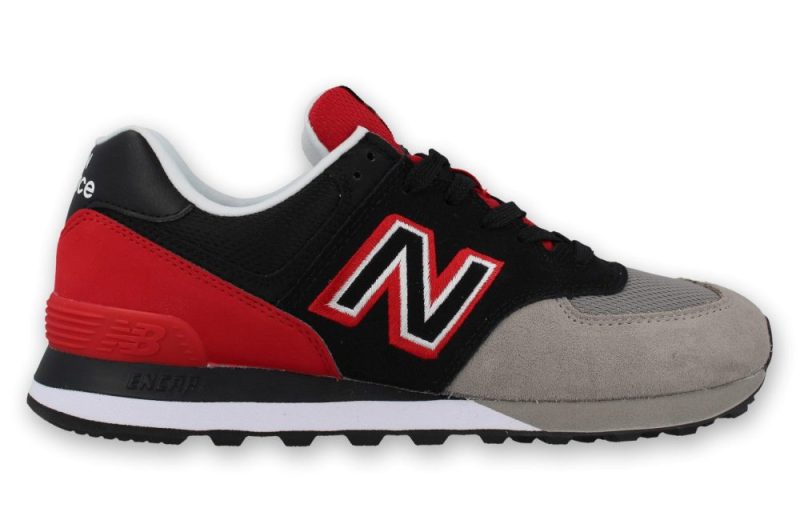 new balance ml 574 upx schwarz rot grau 774811 60 122