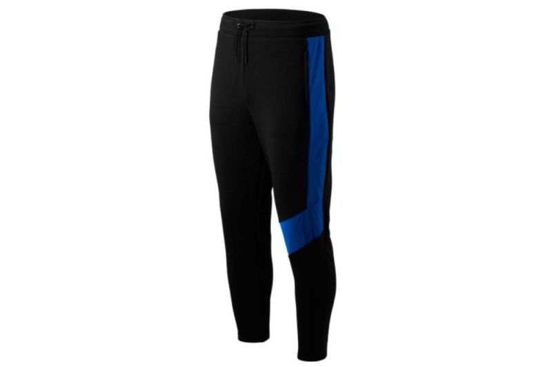 new balance sport style optiks track pant schwarz blau mp93505bm