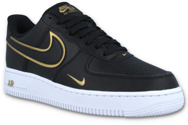 nike air force 1 07 lv8 schwarz gold da8481 001 1