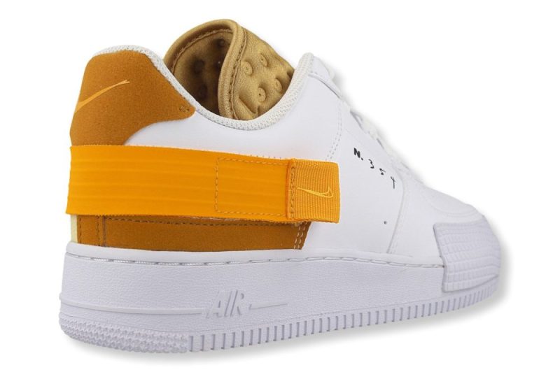 nike air force 1 type weiss gold at7859 03