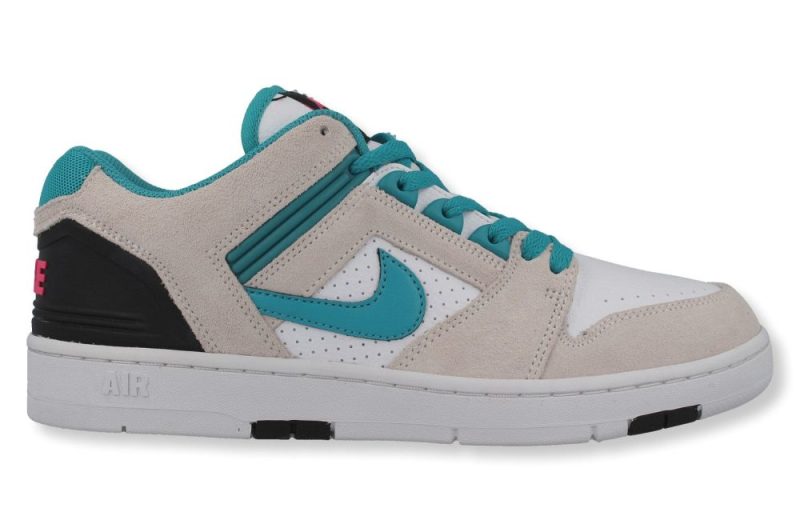 nike air force ii sb low grau blau ao0300 101