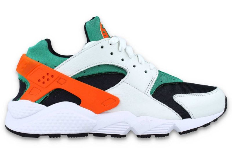 nike air huarache miami hurricanes weiss gruen orange dd1068 111 1