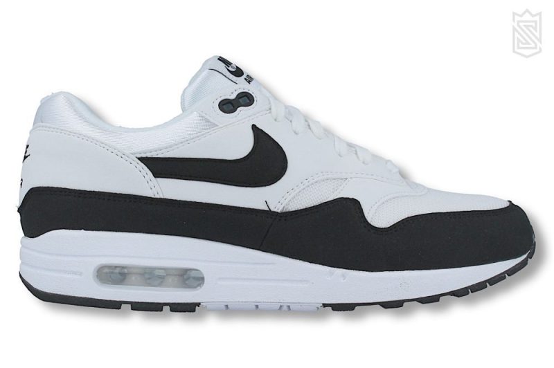 nike air max 1 wmns schwarz weiss 319986 109