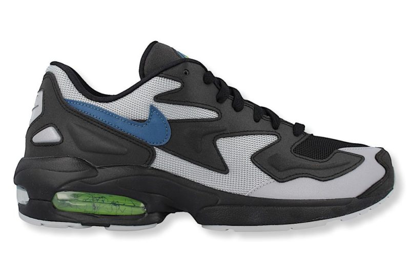 nike air max 2 light grau schwarz blau volt ao1741 002