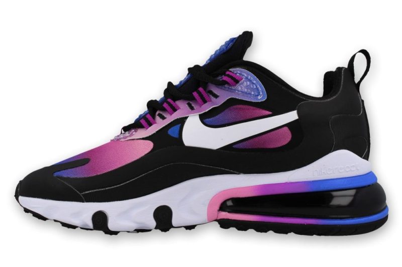 nike air max 270 react se schwarz blau rosa bv3387 400 2