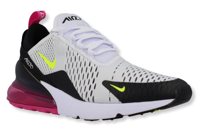 nike air max 270 weiss schwarz fuchsia ah8050 109 1